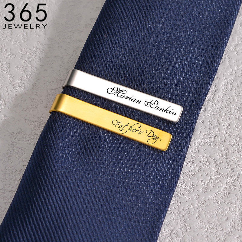 Fermacravatta con nome inciso  - Tie Bar Set Gift recensione e prezzo