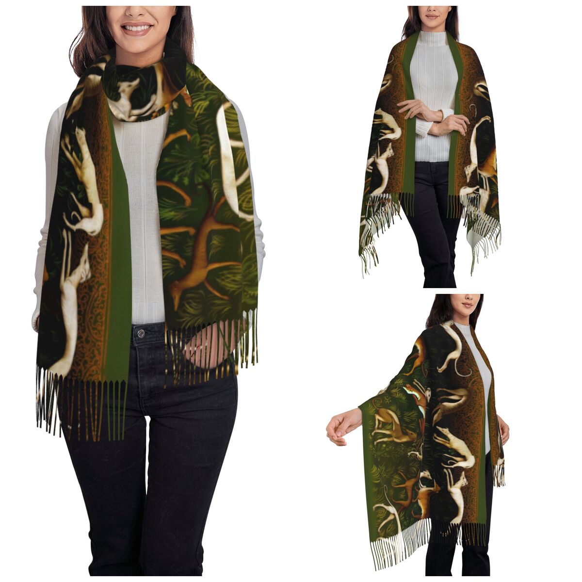Greyhounds Scialle Wrap Donna  - Pashmina Wrap Large recensione e prezzo