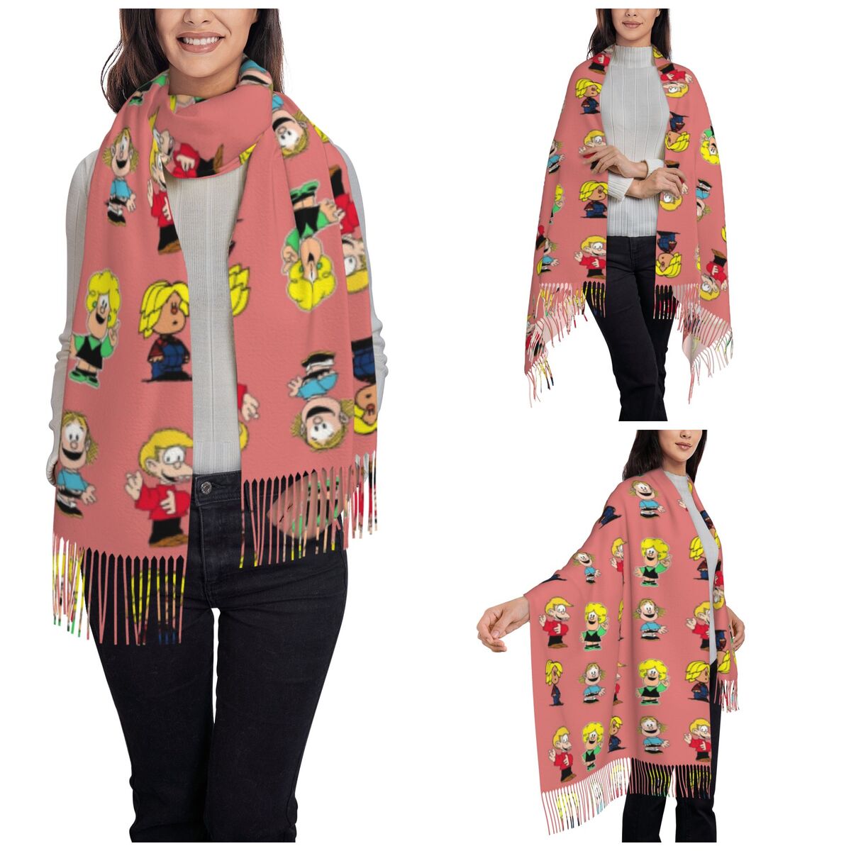 Sciarpa da donna con nappe Maf - Pashmina Wrap Large recensione e prezzo